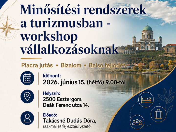 Minősítési rendszerek a turizmusban - workshop vállalkozásoknak