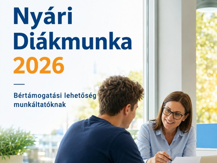 Nyári Diákmunka 2026 – bértámogatási lehetőség munkáltatóknak