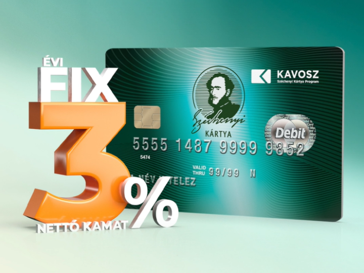 Másfél százalékponttal csökken a Széchenyi Kártya Program likviditási típusú hiteleinek kamata