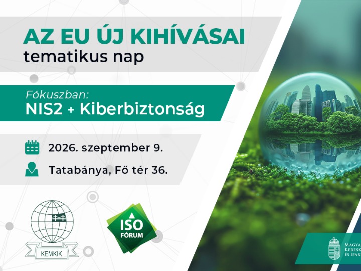 EU új kihívásai – tematikus nap: NIS2 megfelelés, Kiberbiztonság, Információbiztonság