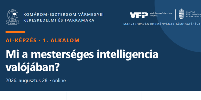 Adminisztratív feladatok csökkentése MI segítségével: 1. alkalom 2026.08.28
